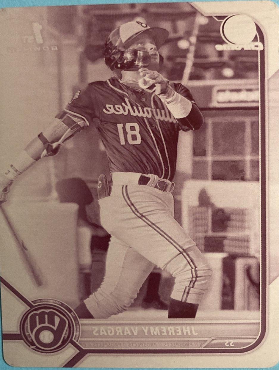 Jheremy Vargas [Printing Plate] #BCP-144