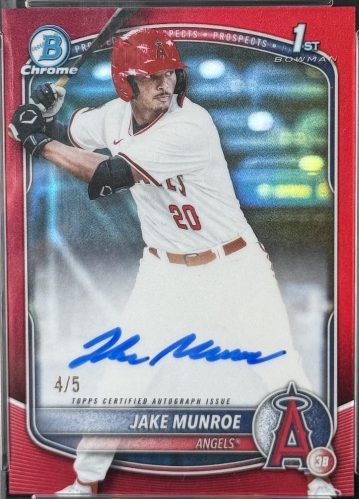 Jake Munroe [Red Refractor] #CPA-JMU
