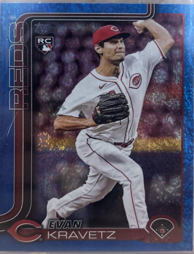Evan Kravetz [Blue Rainbow Foil] #US280