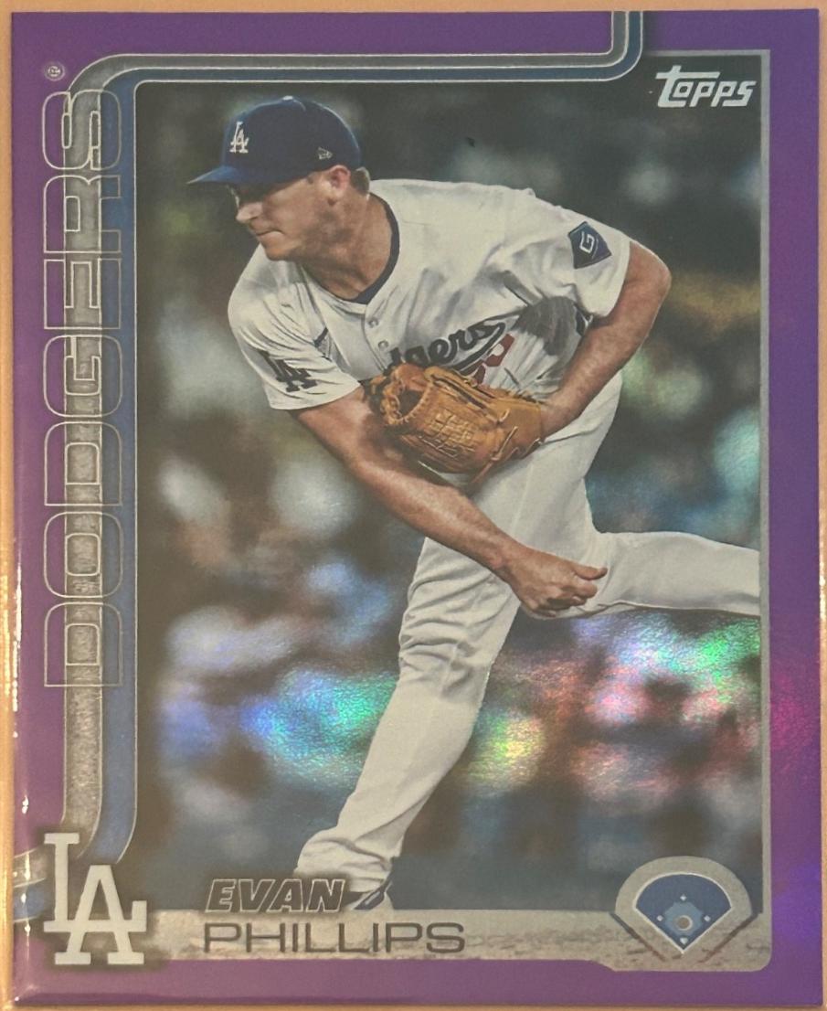 Evan Phillips [Purple Rainbow Foil] #US18