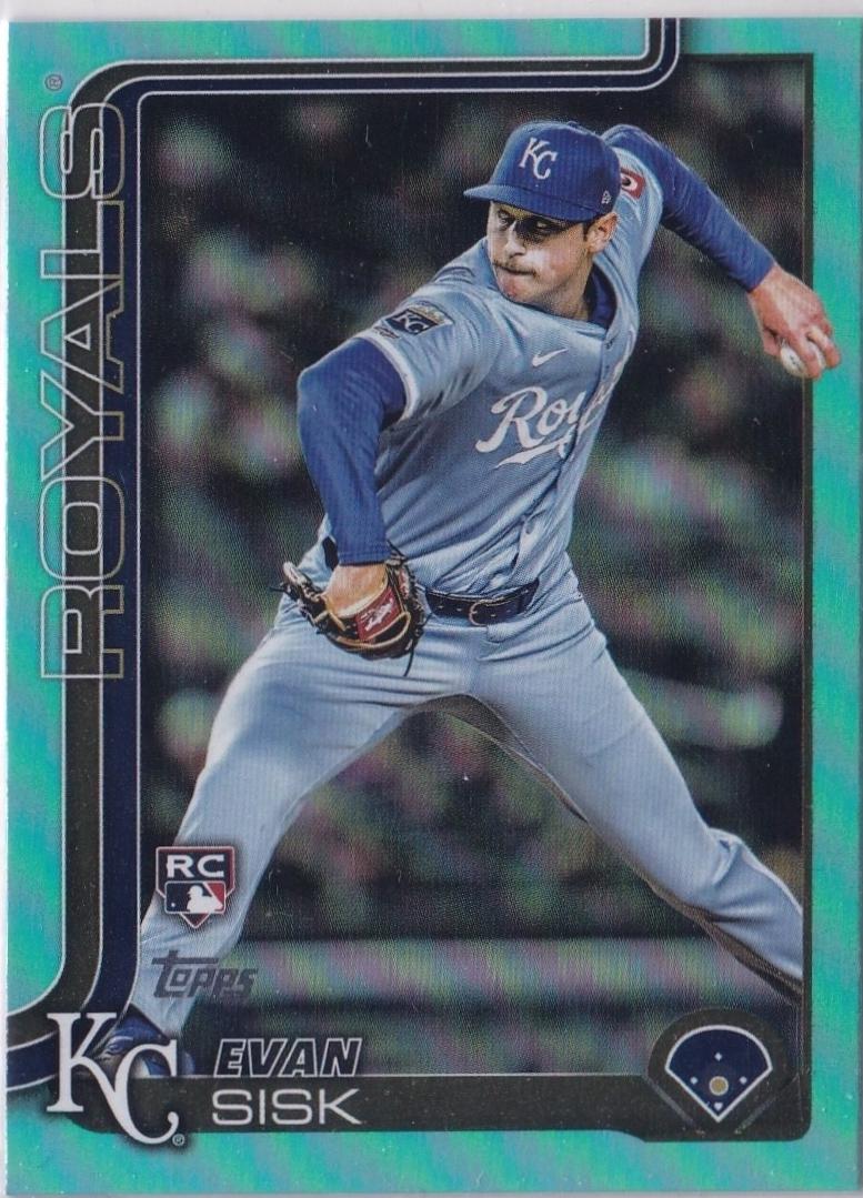 Evan Sisk [Aqua Rainbow Foil] #US176