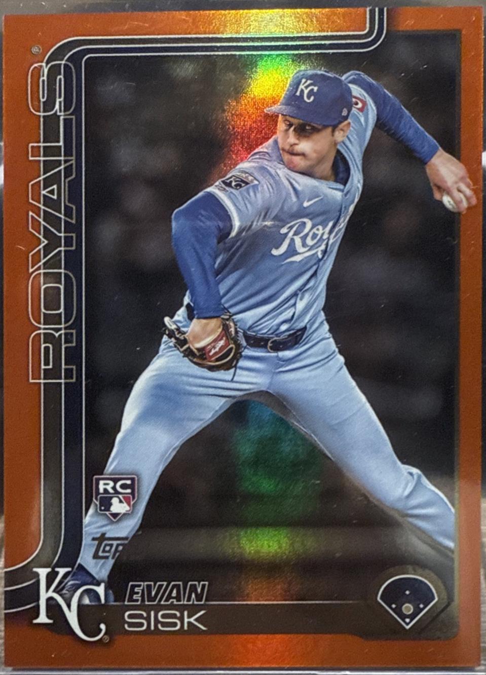 Evan Sisk [Orange Diamante Foil] #US176