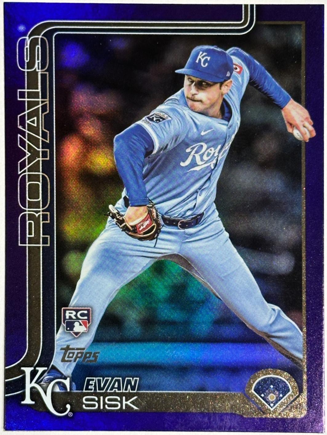 Evan Sisk [Purple Rainbow Foil] #US176