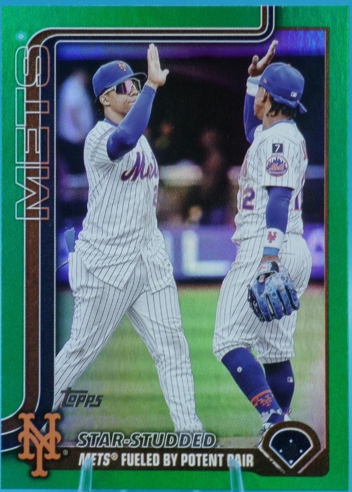 Francisco Lindor / Juan Soto [Green Rainbow Foil] #US260