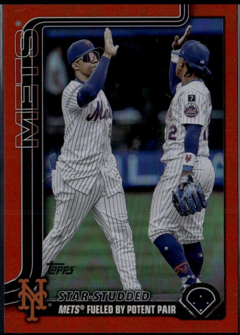Francisco Lindor / Juan Soto [Orange Diamante Foil] #US260