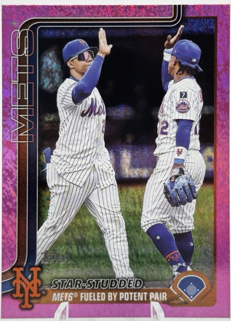 Francisco Lindor / Juan Soto [Pink Diamante Foil] #US260