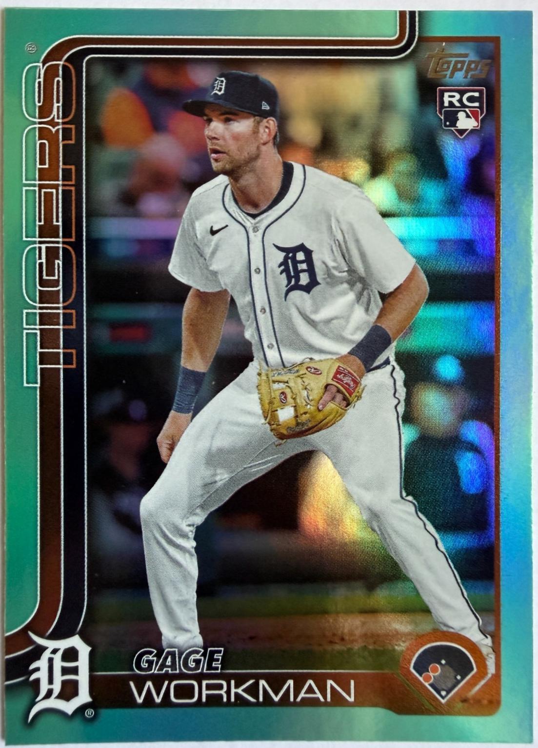 Gage Workman [Aqua Rainbow Foil] #US118