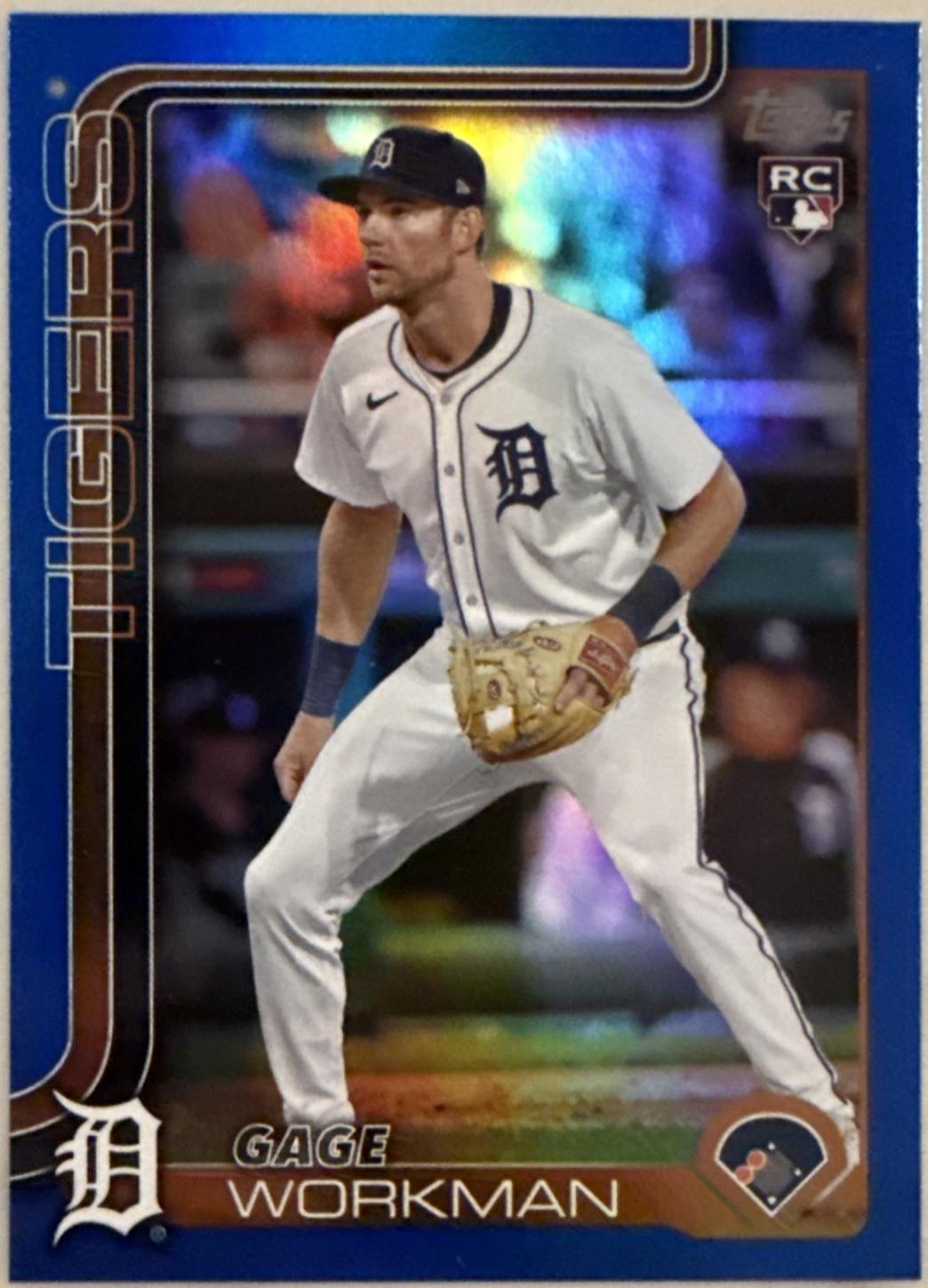 Gage Workman [Blue Rainbow Foil] #US118