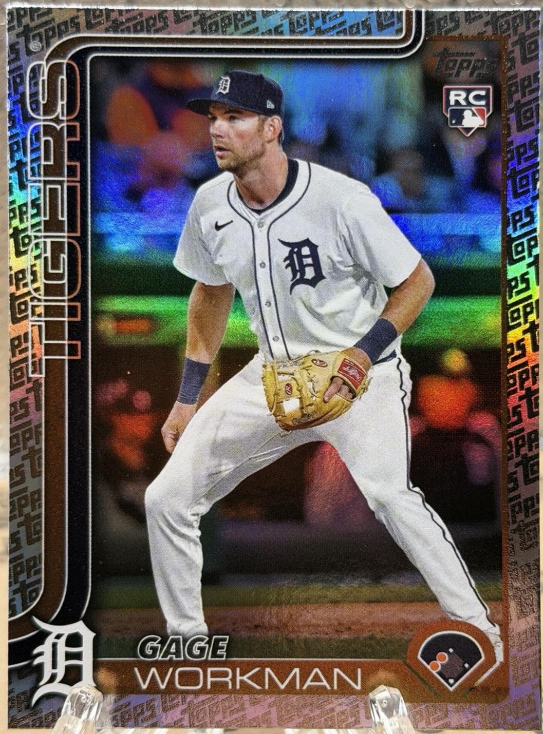 Gage Workman [Topps Logo Foil] #US118