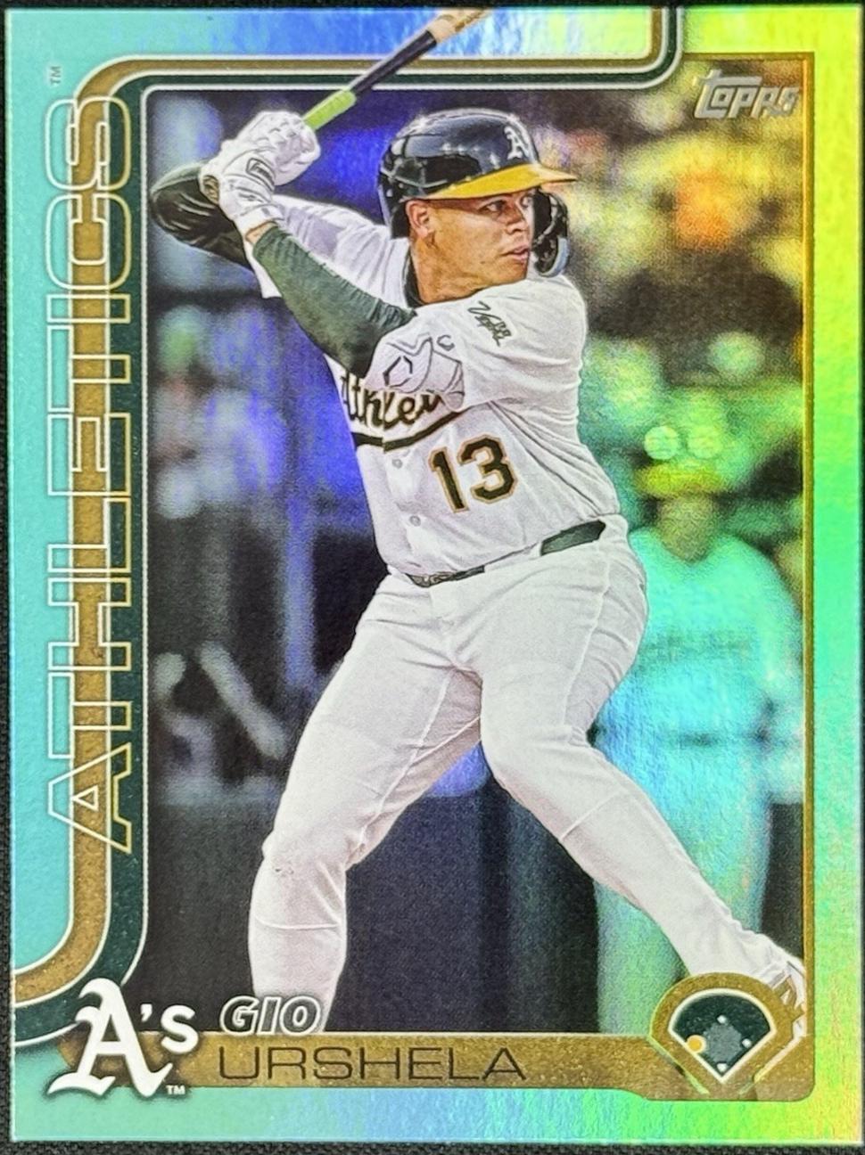 Gio Urshela [Aqua Rainbow Foil] #US23