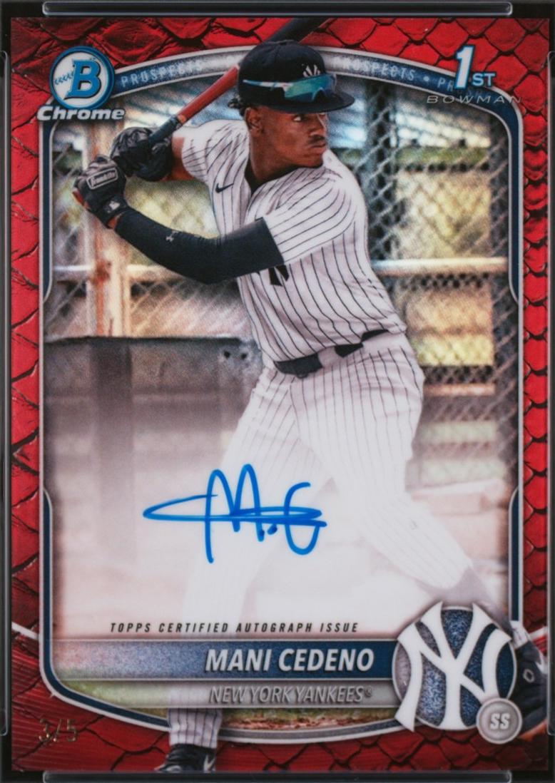 Mani Cedeno [Reptilian Red Refractor] #CPA-MCE