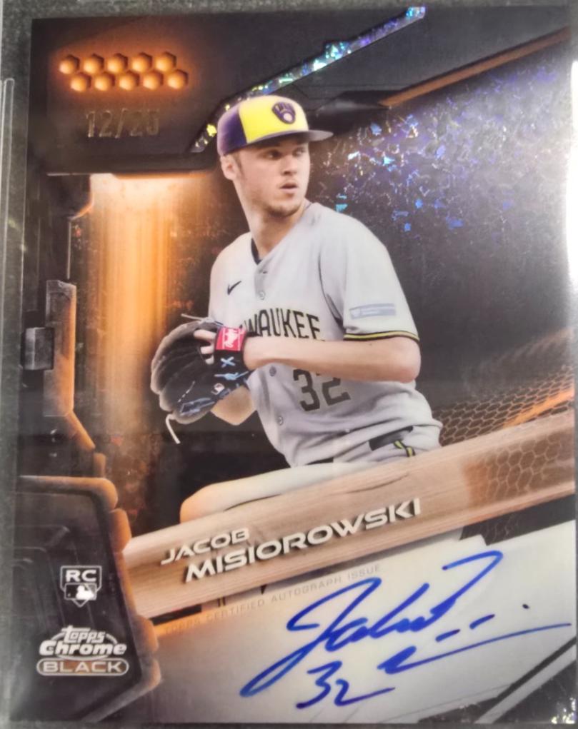 Jacob Misiorowski [Orange Mini-Diamond Refractor] #CBA-JMI