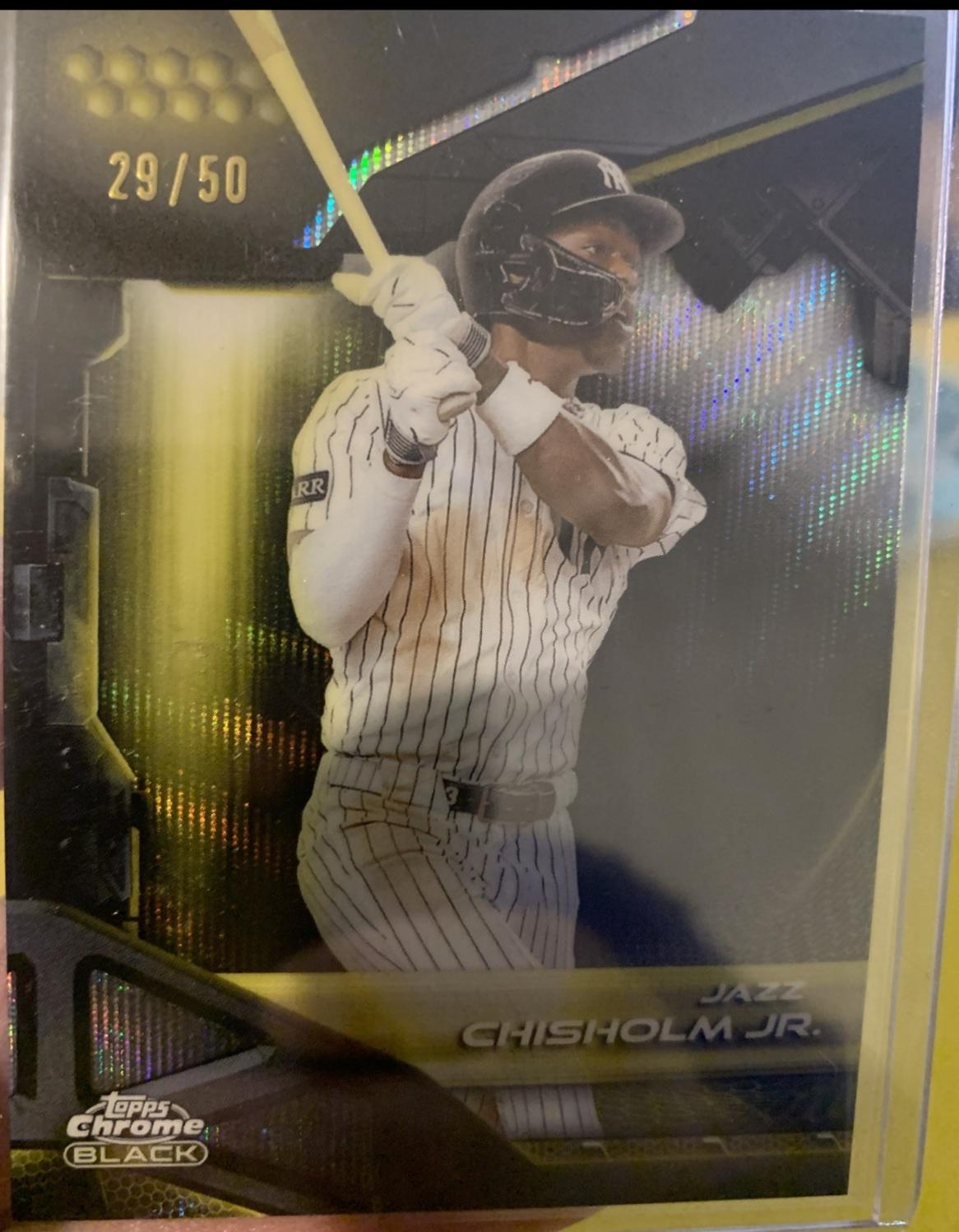 Jazz Chisholm Jr. [Gold Wave Refractor] #39