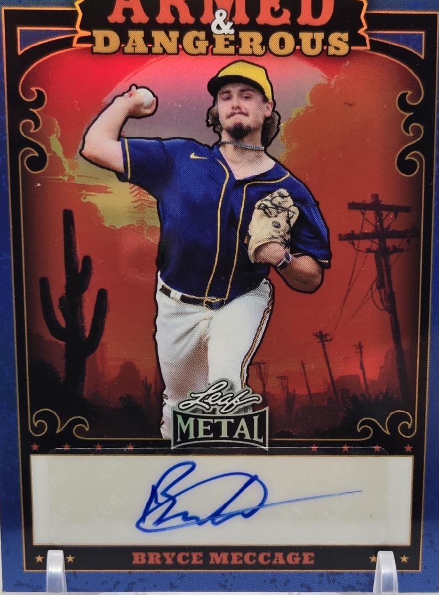 Bryce Meccage [Prismatic Purple] #AWA-BM1