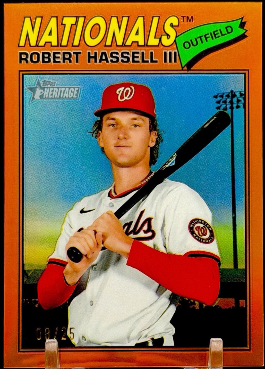 Robert Hassell III [Orange Bordered Chrome] #50