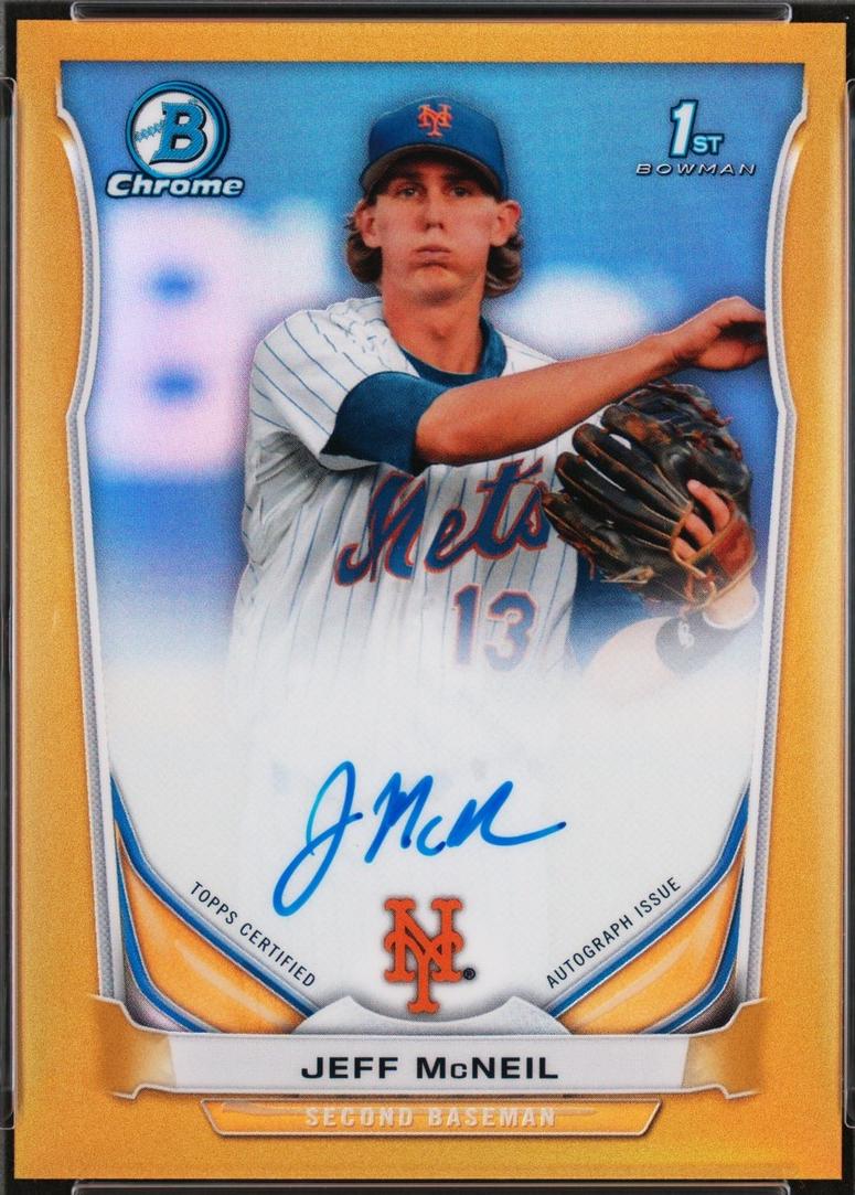 Jeff McNeil [Gold Refractor] #JMC