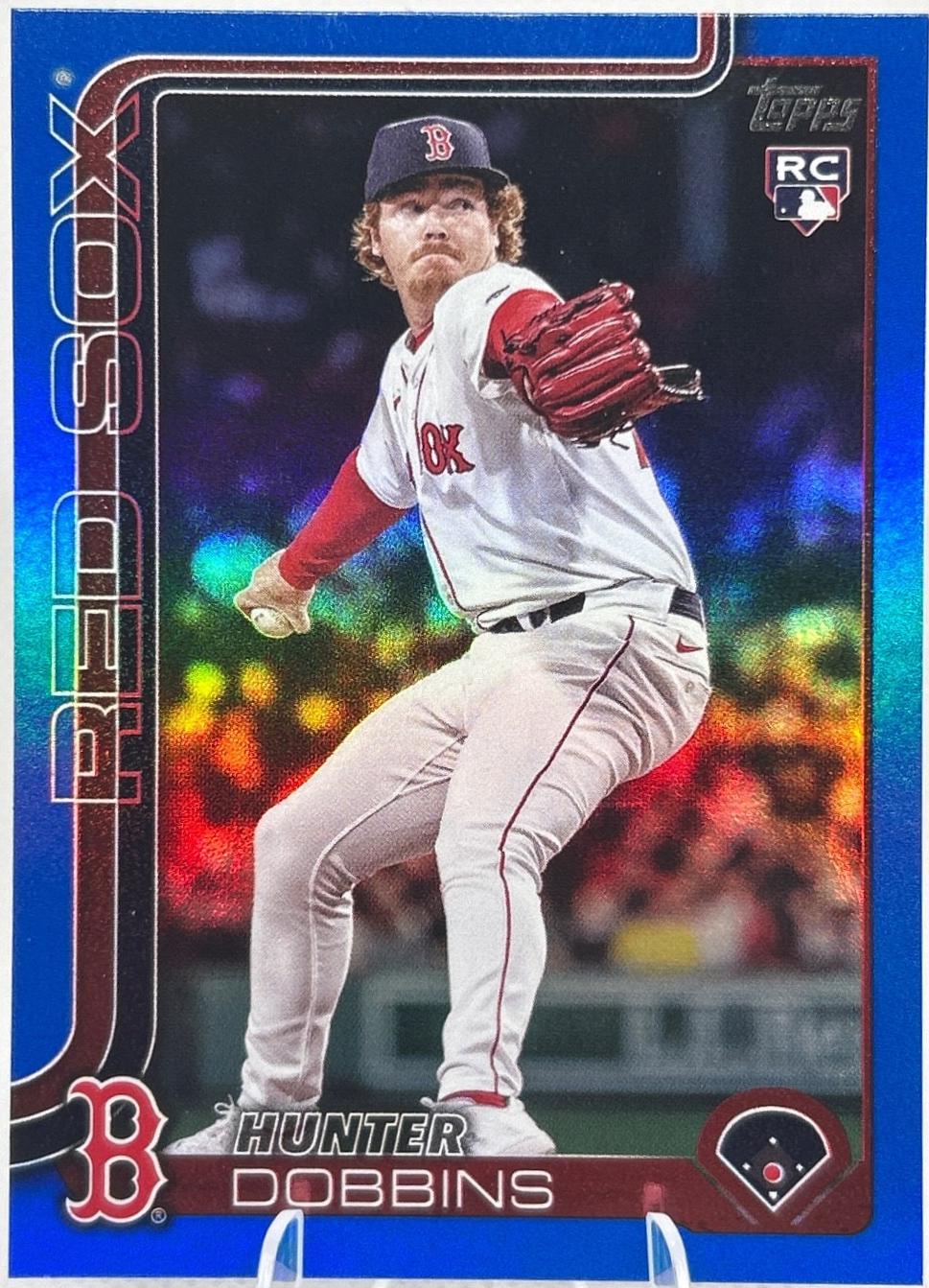 Hunter Dobbins [Blue Rainbow Foil] #US257