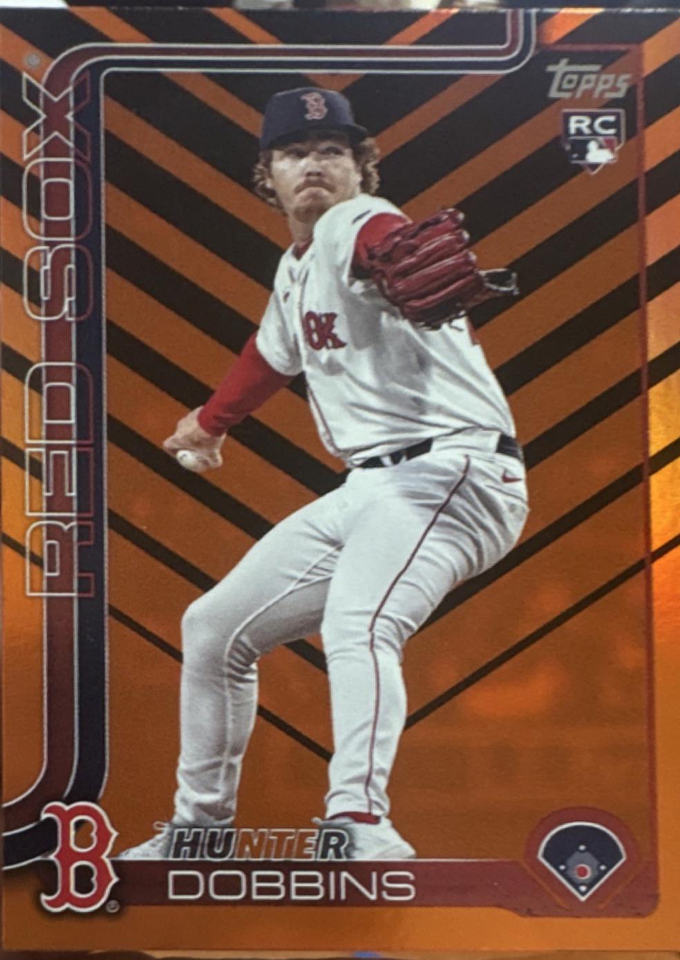 Hunter Dobbins [Orange Diamante Foil] #US257