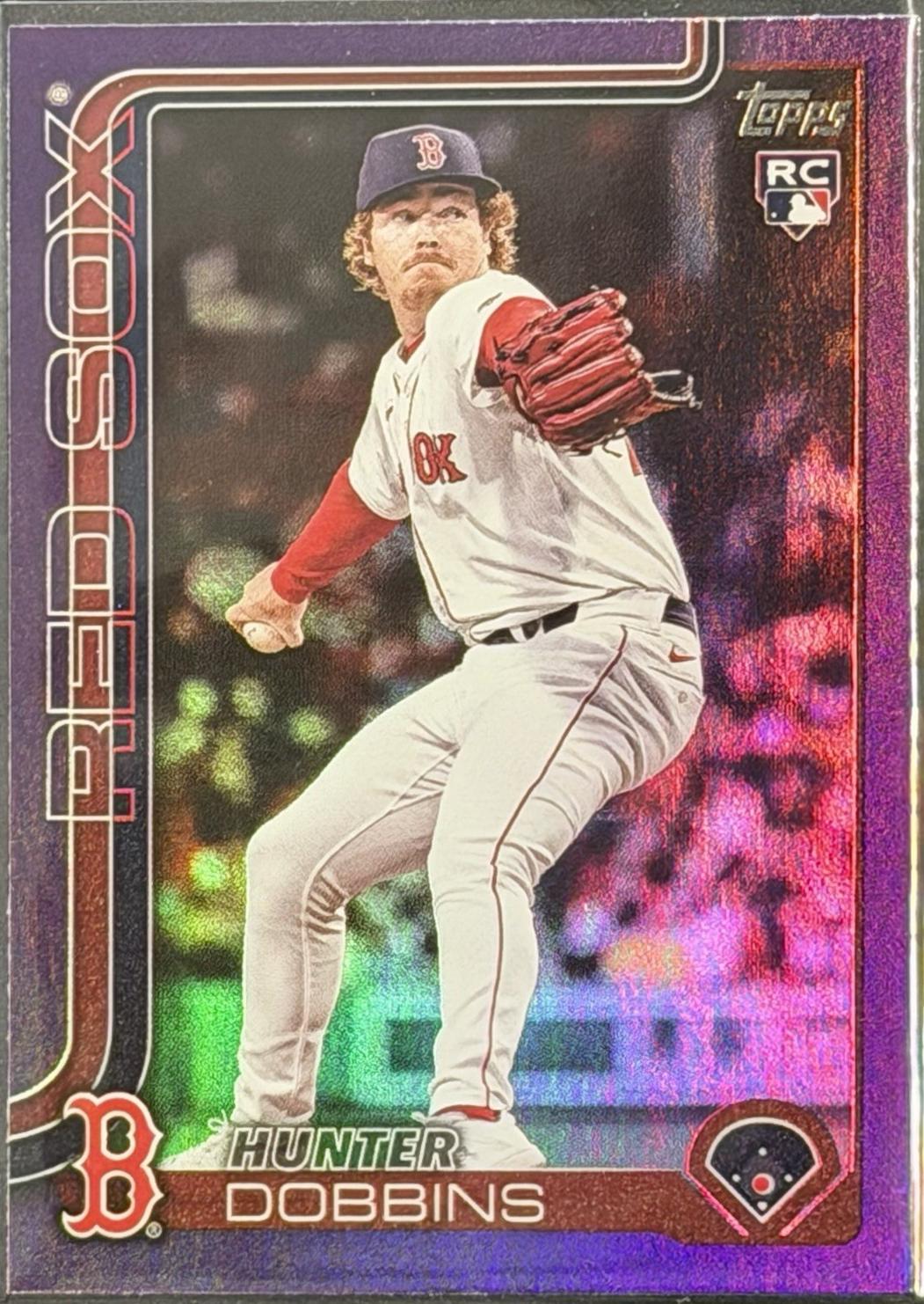Hunter Dobbins [Purple Rainbow Foil] #US257