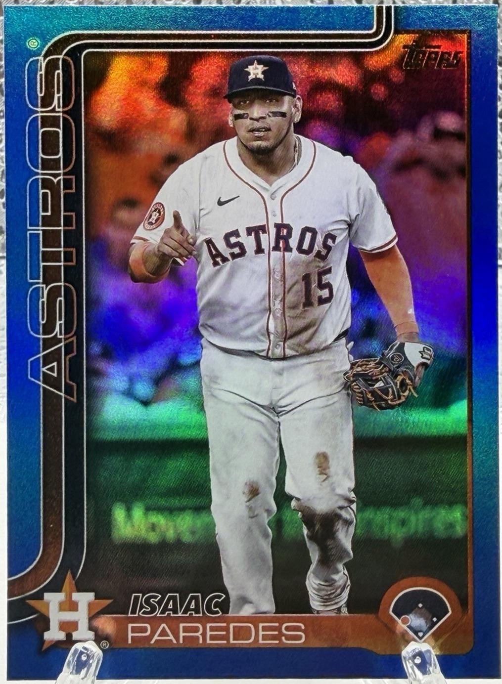 Isaac Paredes [Blue Rainbow Foil] #US195
