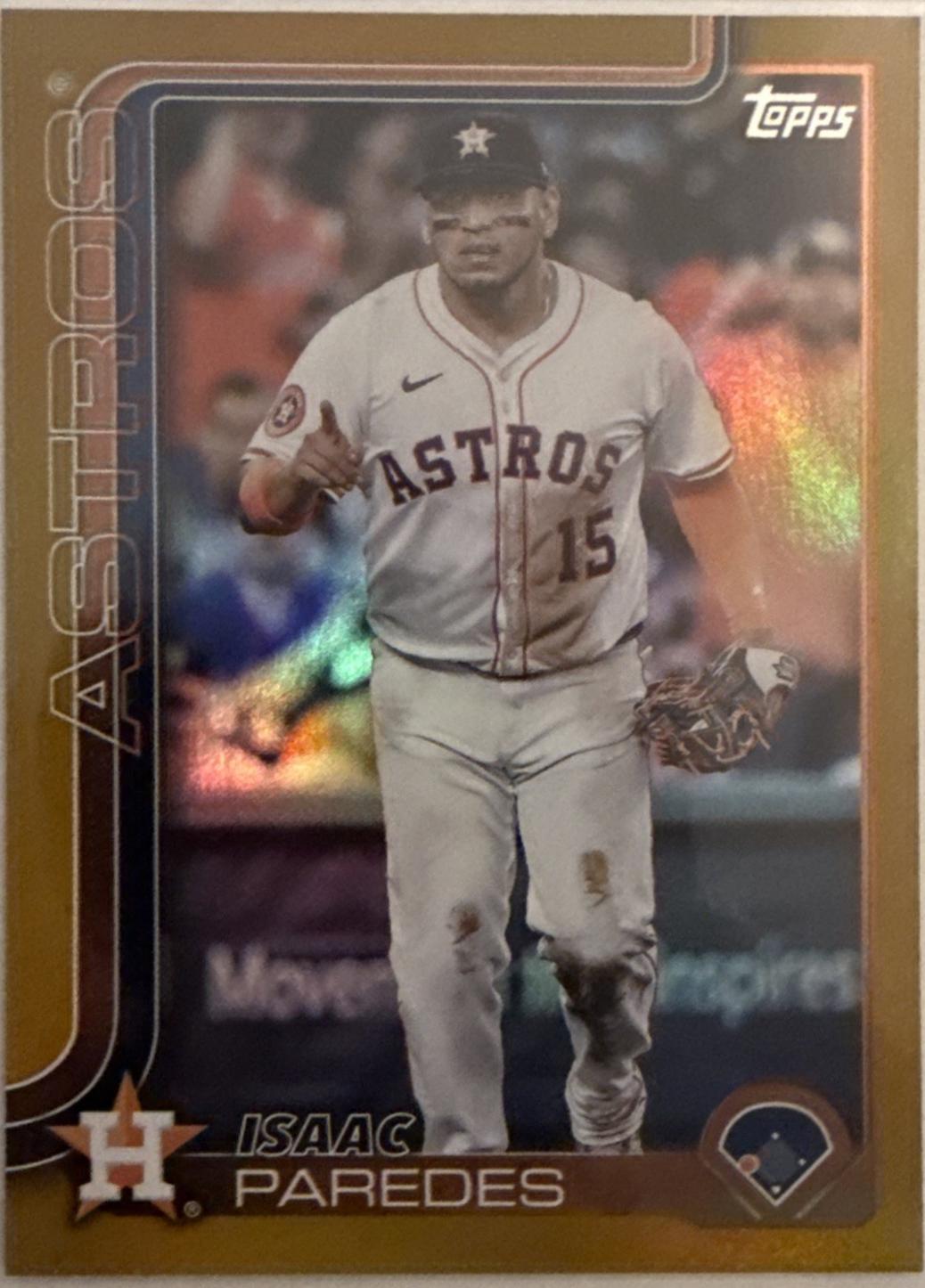 Isaac Paredes [Gold Diamante Foil] #US195