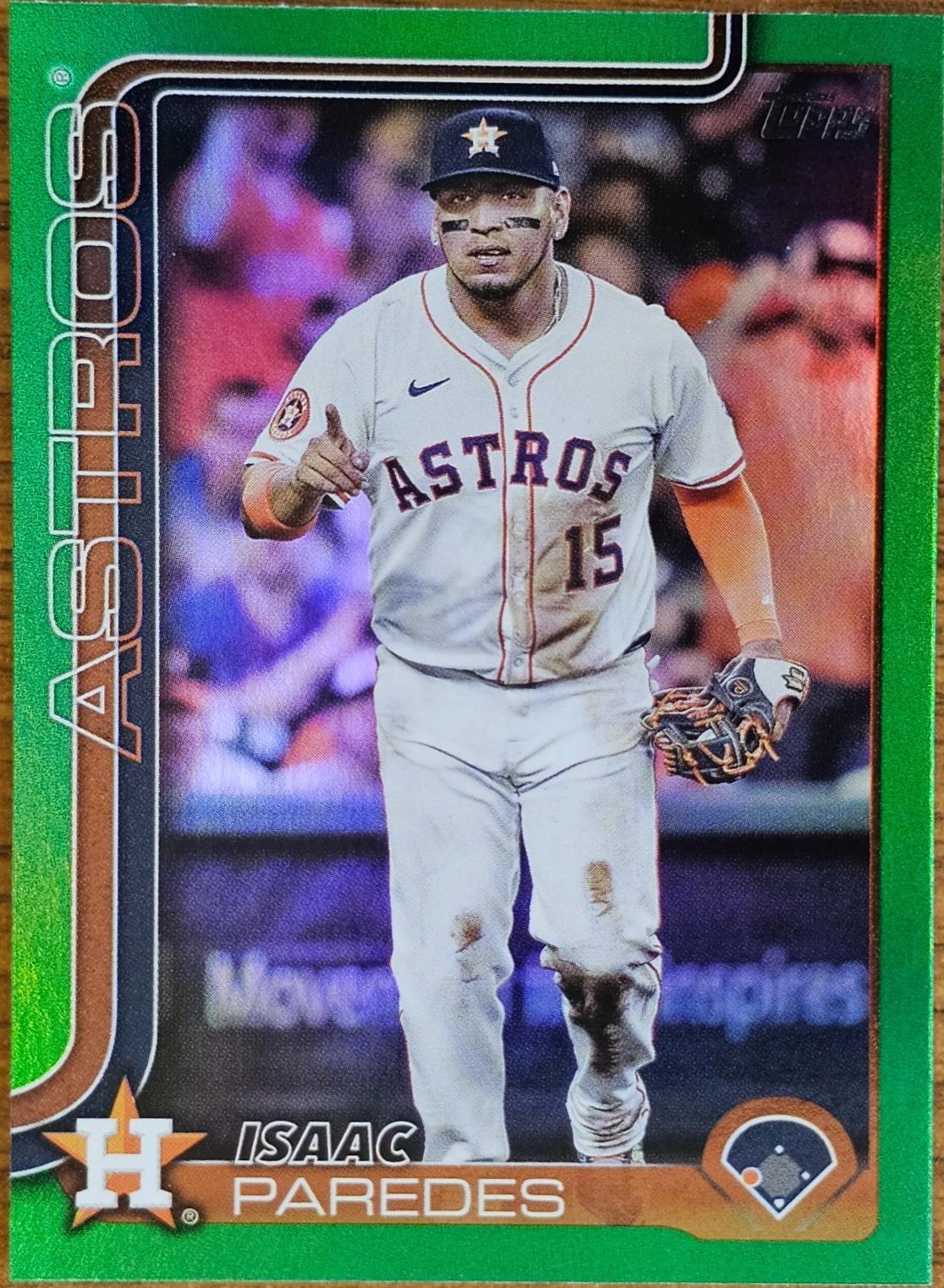 Isaac Paredes [Green Rainbow Foil] #US195