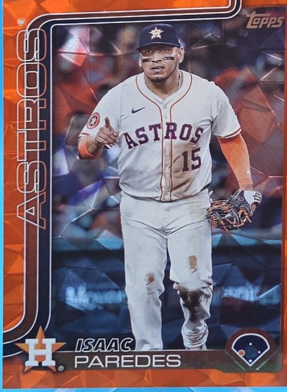 Isaac Paredes [Orange Diamante Foil] #US195