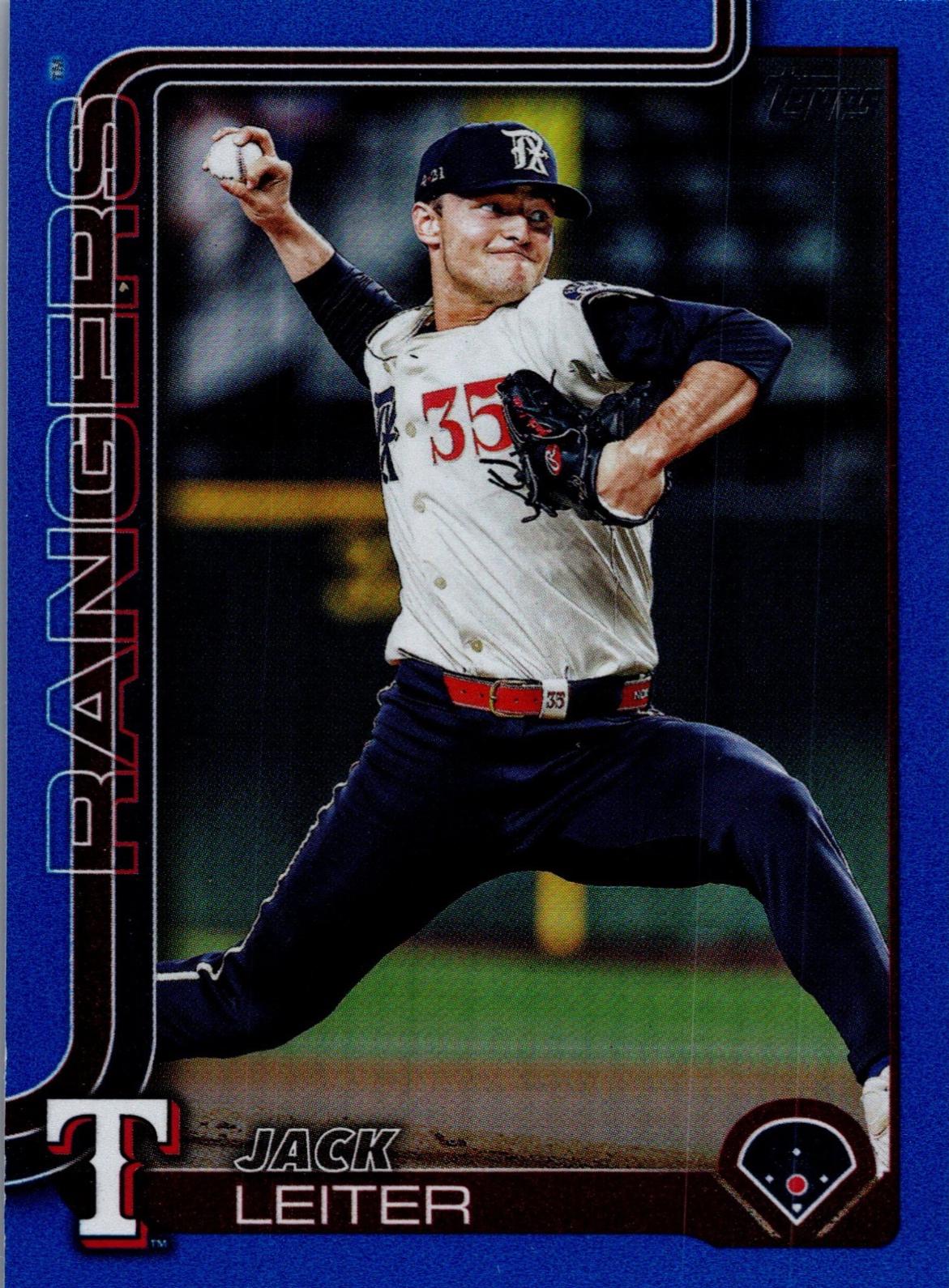 Jack Leiter [Blue Rainbow Foil] #US165