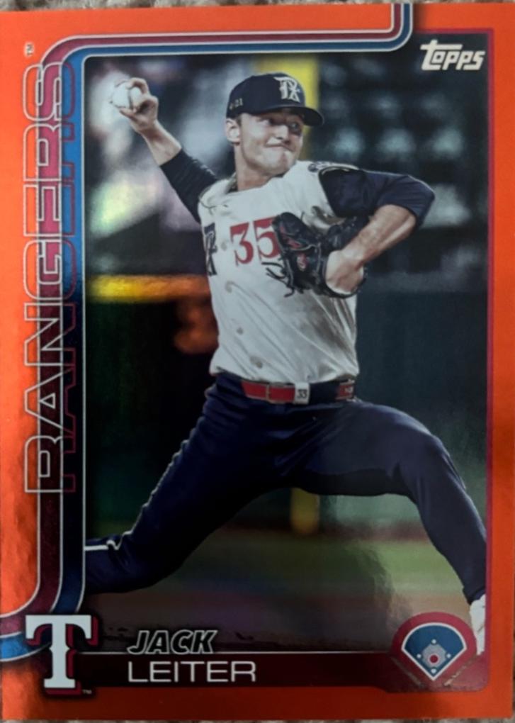 Jack Leiter [Holo Orange Foil] #US165