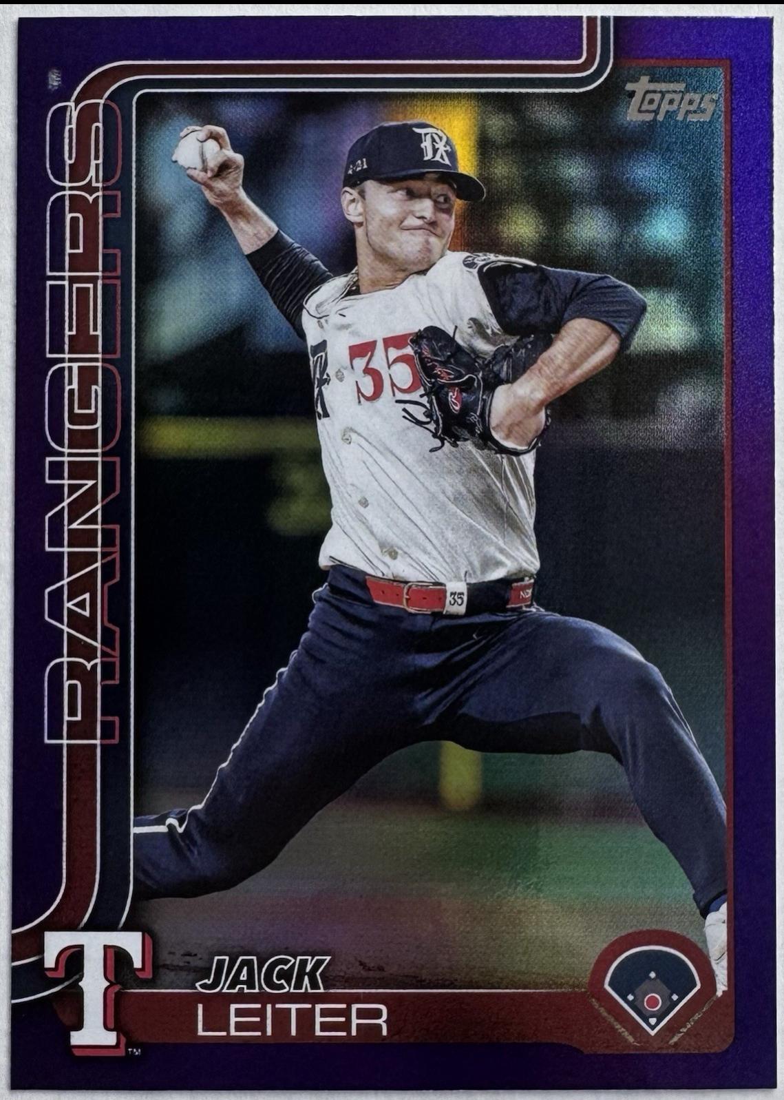 Jack Leiter [Purple Rainbow Foil] #US165