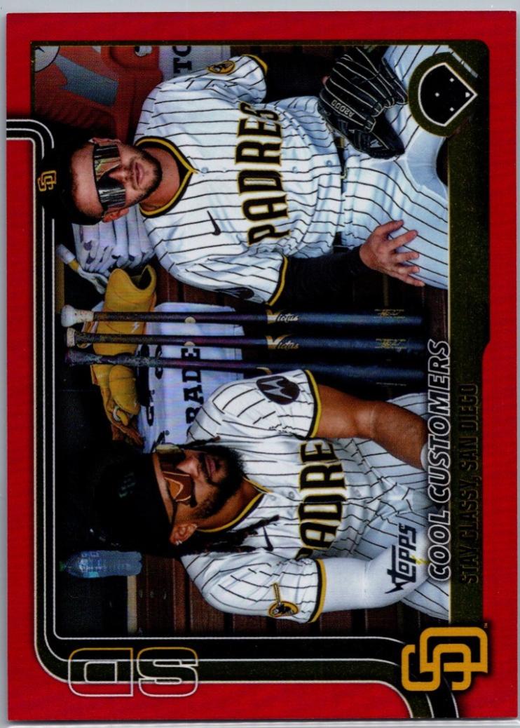 Jackson Merrill / Fernando Tatis Jr. [Red Diamante Foil] #US221