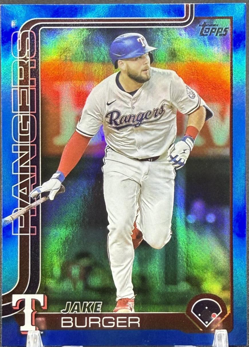 Jake Burger [Blue Rainbow Foil] #US98