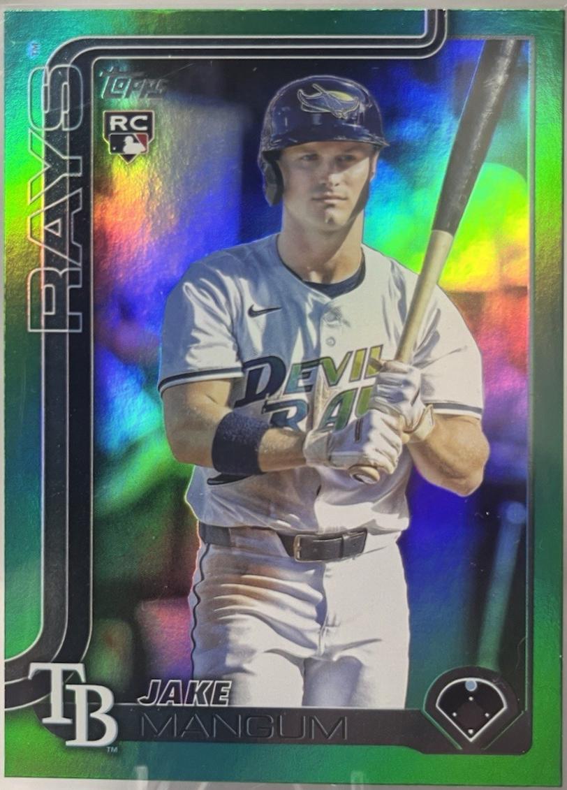 Jake Mangum [Green Rainbow Foil] #US306