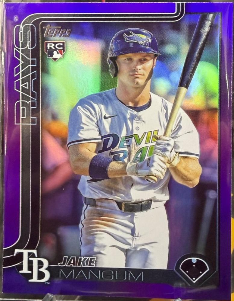 Jake Mangum [Purple Rainbow Foil] #US306