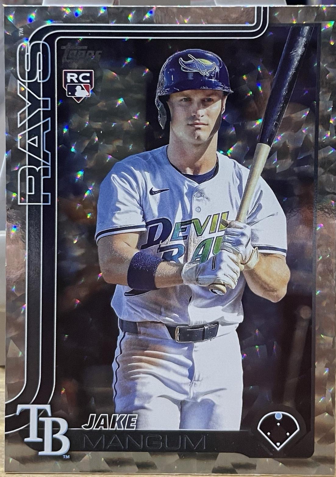 Jake Mangum [Silver Crackle Foil] #US306