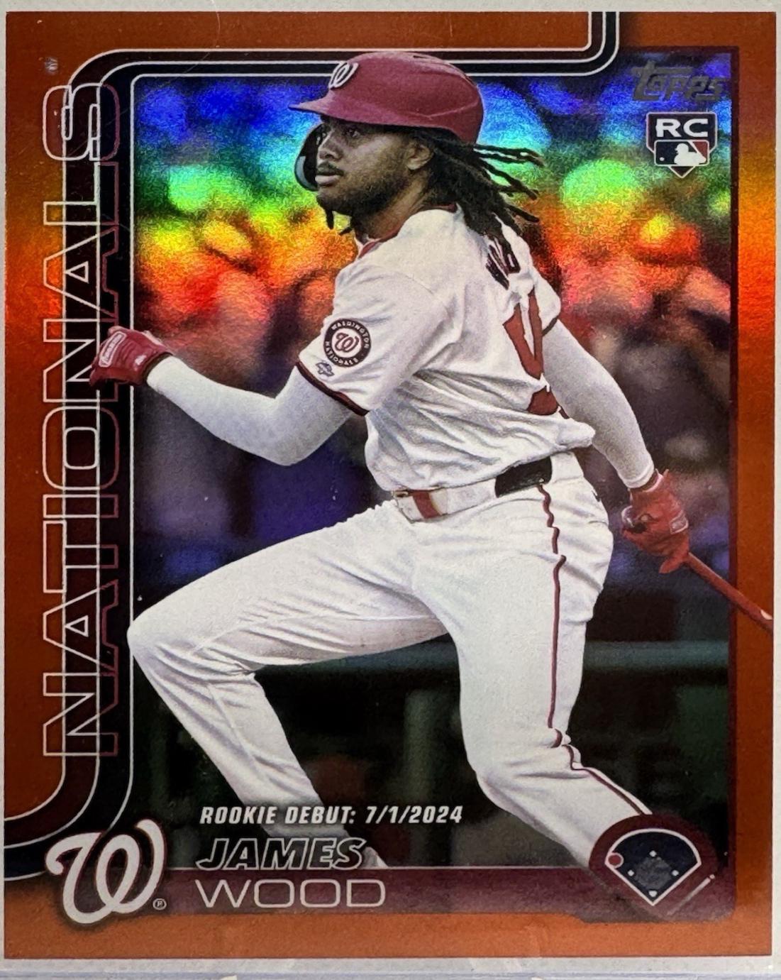 James Wood [Orange Rainbow Foil] #US218