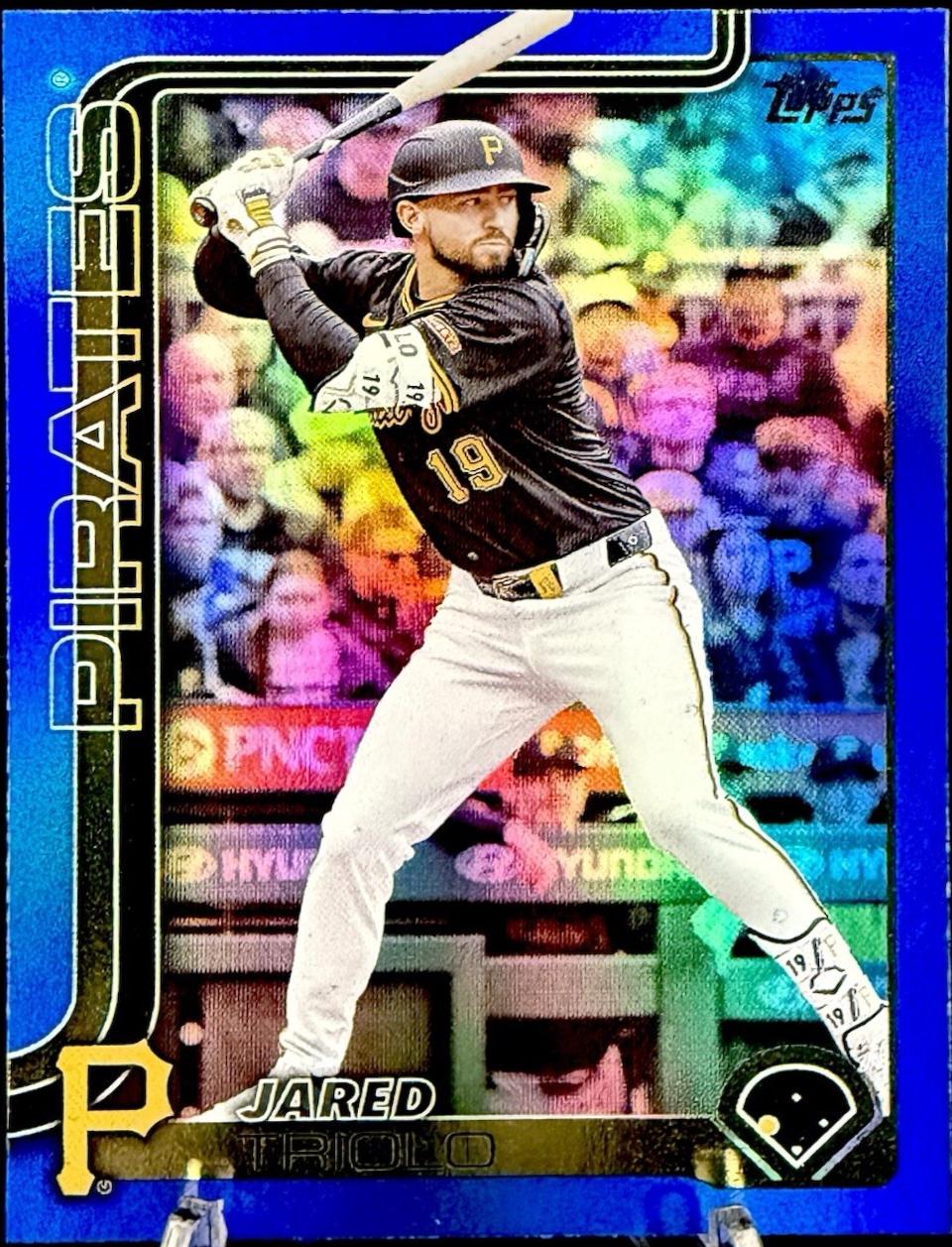 Jared Triolo [Blue Rainbow Foil] #US54