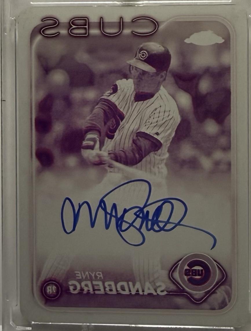 Ryne Sandberg [Printing Plate] #CLA-RS