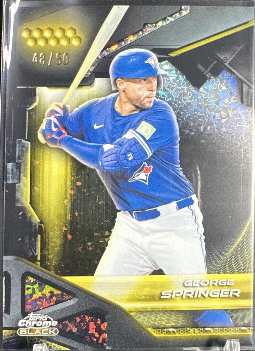 George Springer [Gold Mini-Diamond Refractor] #125
