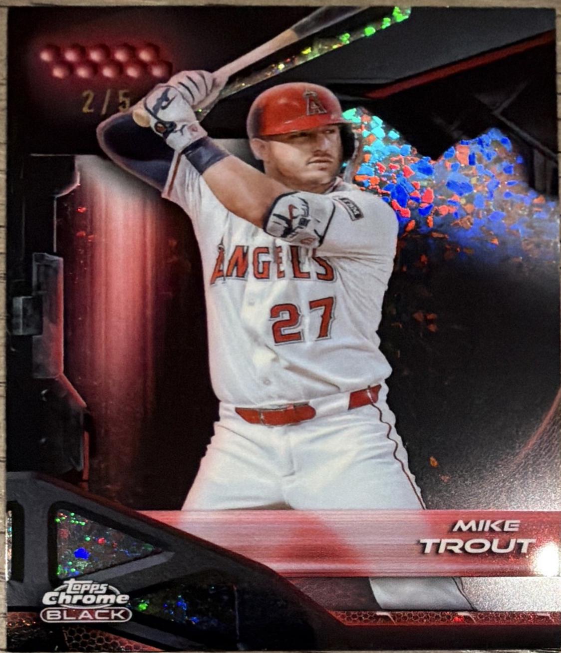 Mike Trout [Red Refractor] #2