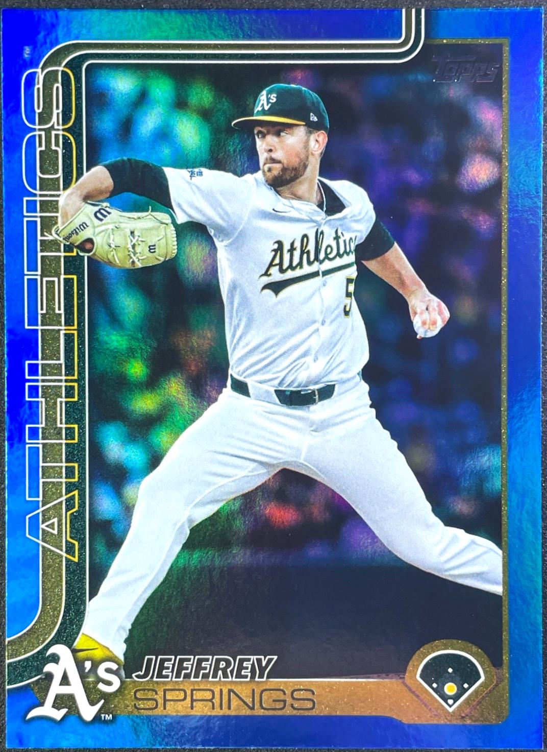Jeffrey Springs [Blue Rainbow Foil] #US283