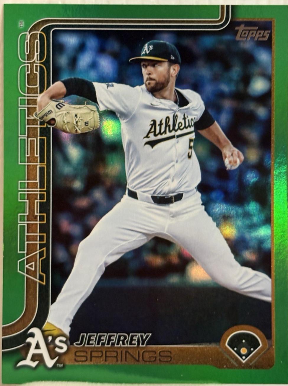 Jeffrey Springs [Green Rainbow Foil] #US283