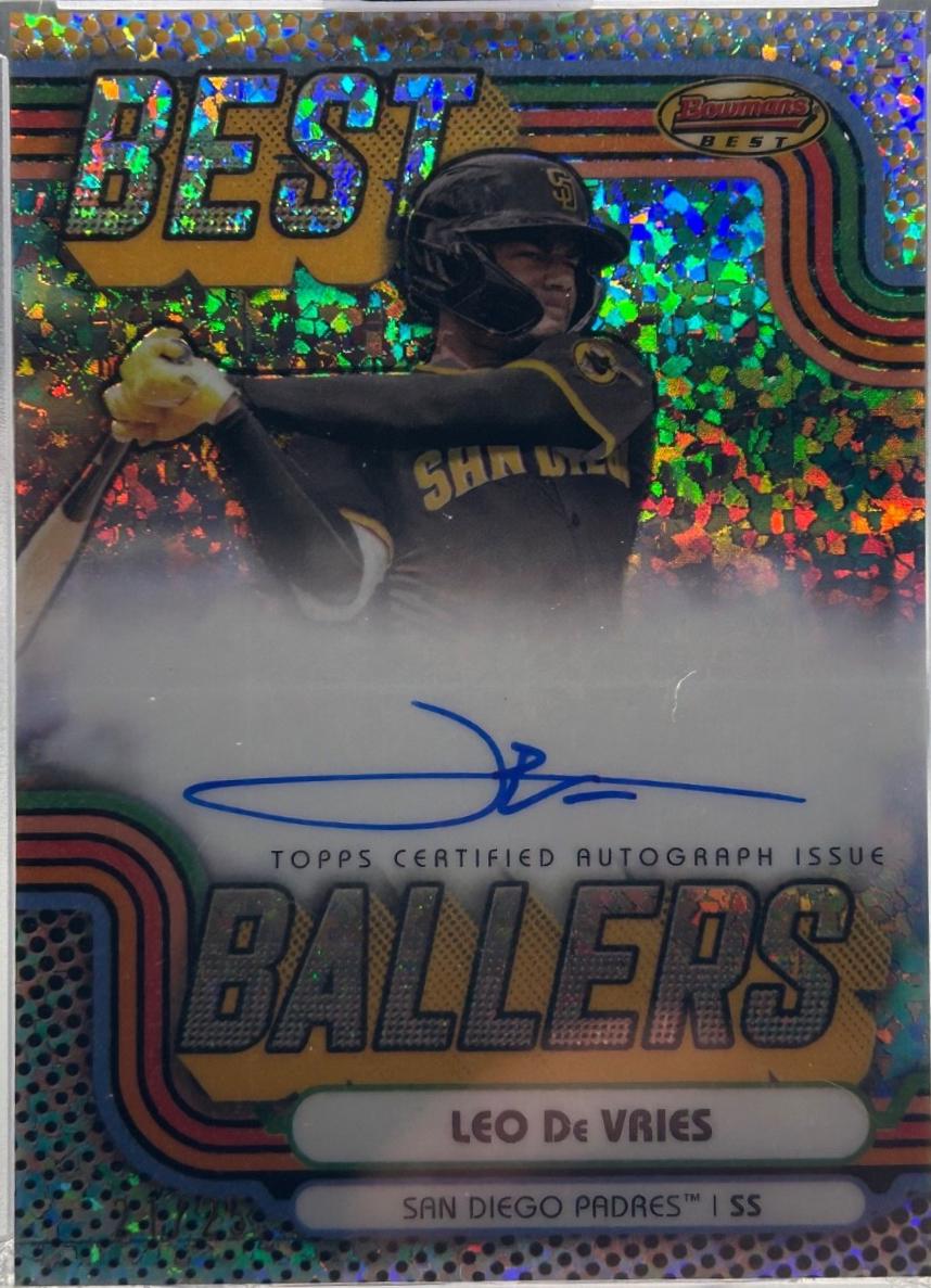 Leo De VriesRefractor [Mini-Diamond Refractor] #BBA-LD