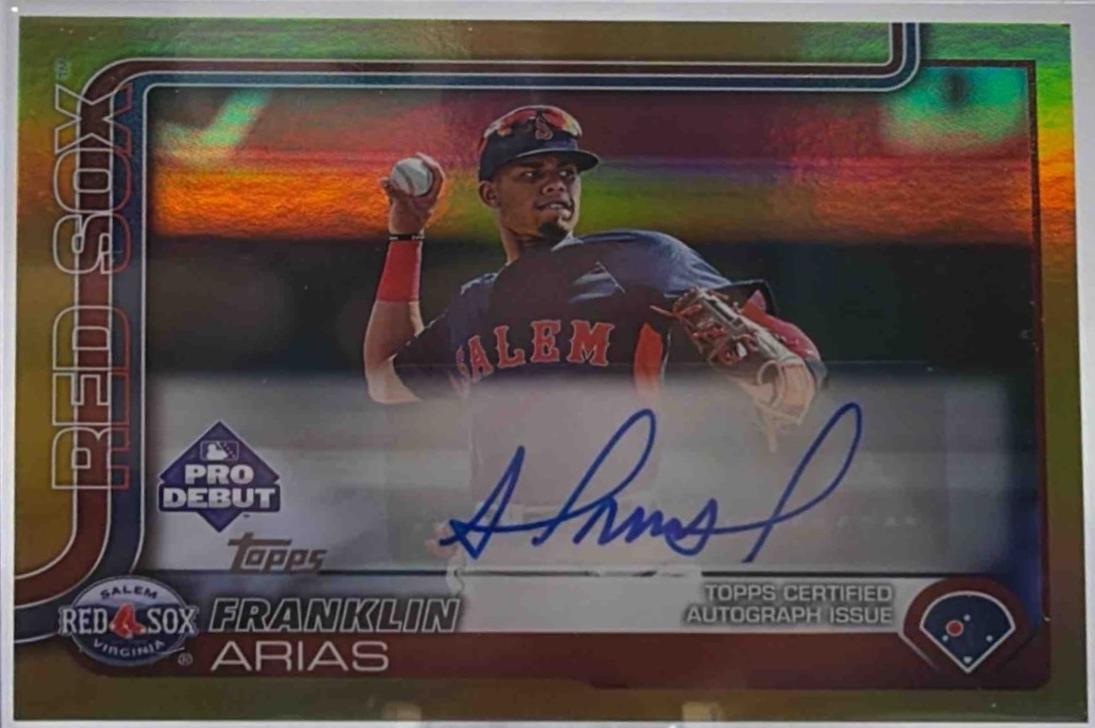 Franklin Arias [Gold Autograph] #PD-138