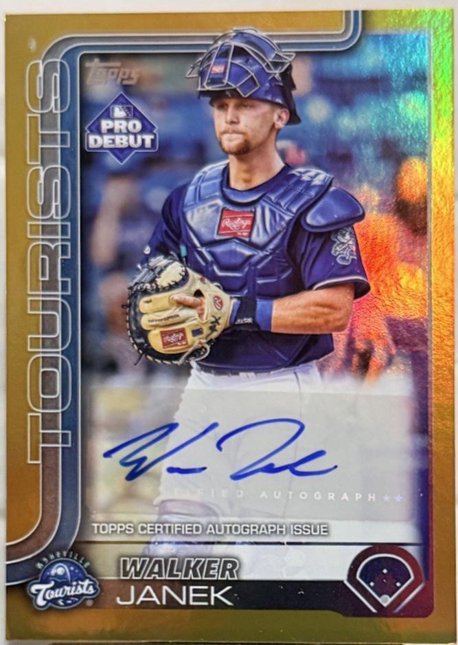 Walker Janek [Gold Autograph] #PD-19