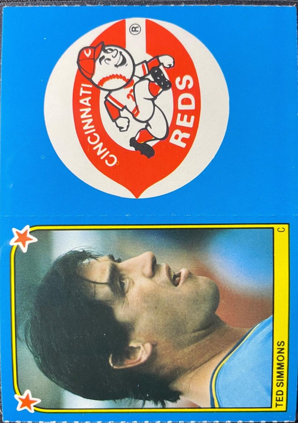 Cincinnati Reds Logo, Ted Simmons [Panel]