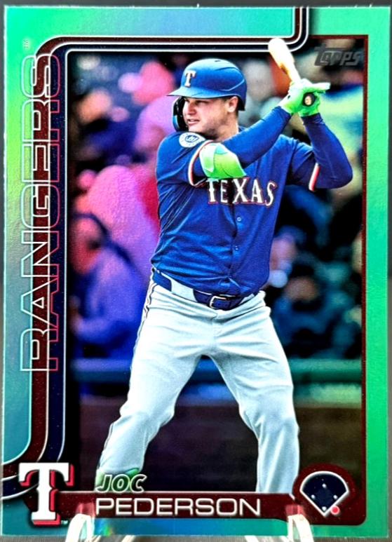Joc Pederson [Aqua Rainbow Foil] #US125