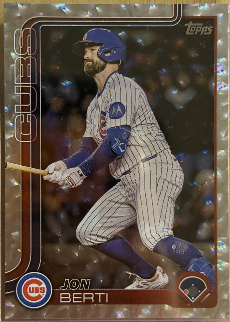 Jon Berti [Silver Crackle Foil] #US139