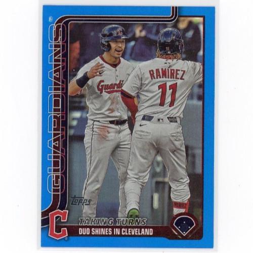 Jose Ramirez / Steven Kwan [Blue Rainbow Foil] #US26