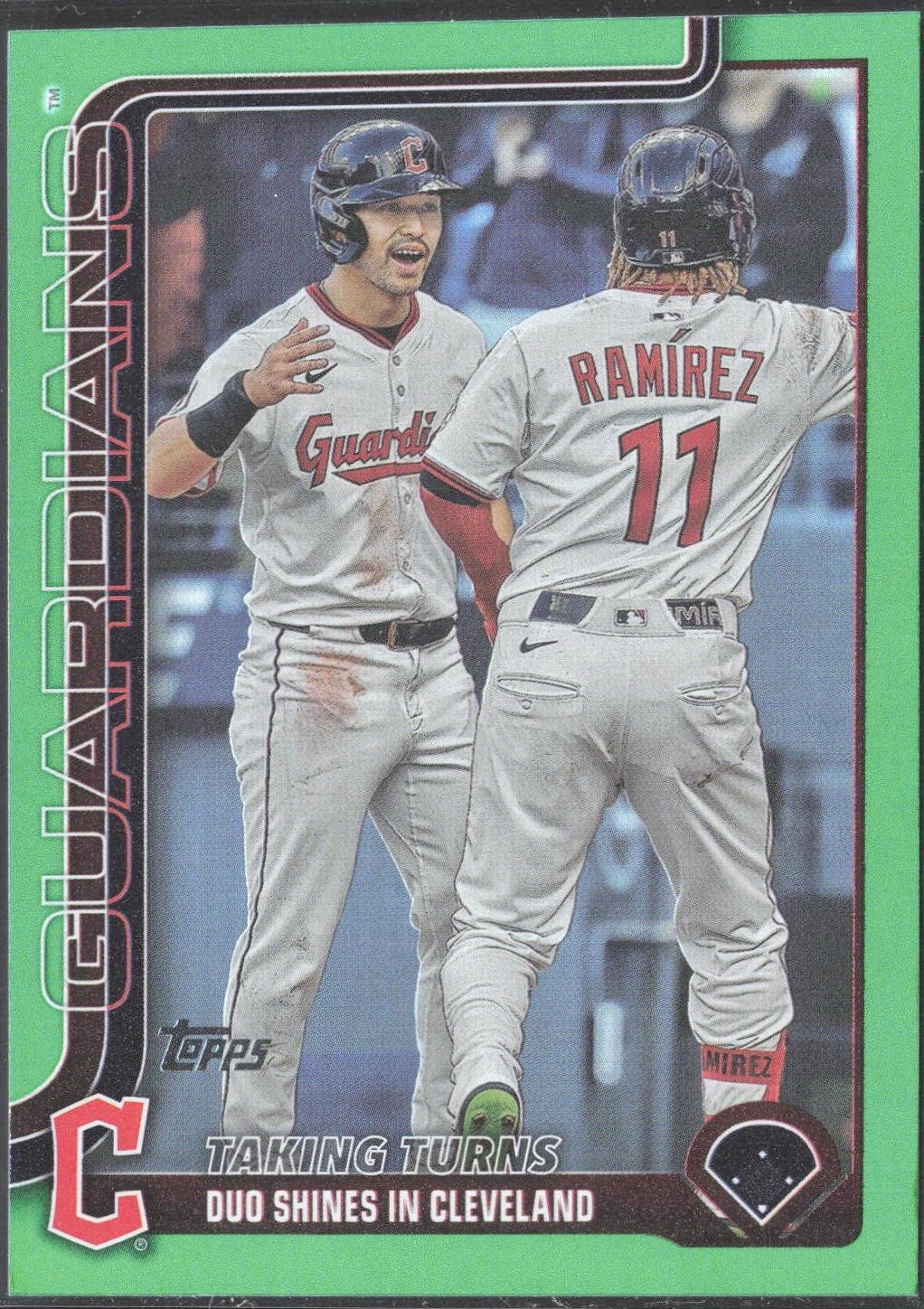 Jose Ramirez / Steven Kwan [Green Rainbow Foil] #US26